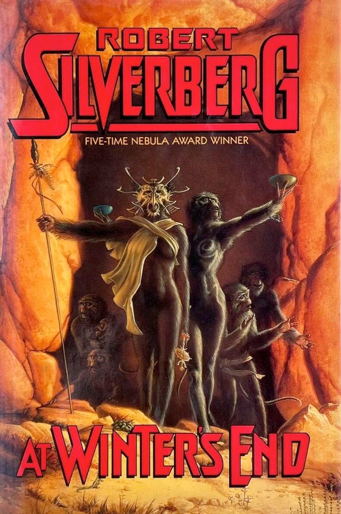 Book cover for AT WINTER'S END by Robert Silverberg, published by Warner Books