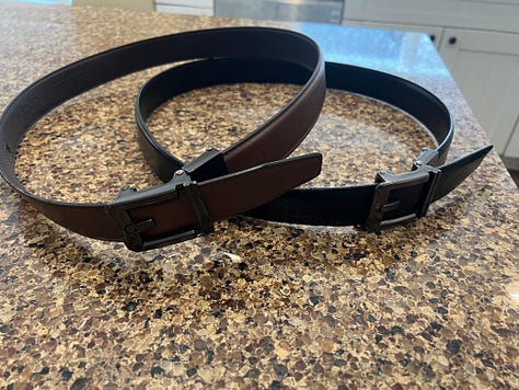 The author's concealed carry gear. 