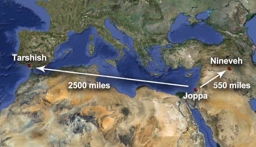 How Far Did Jonah Run? – Ryan Callahan's Blog