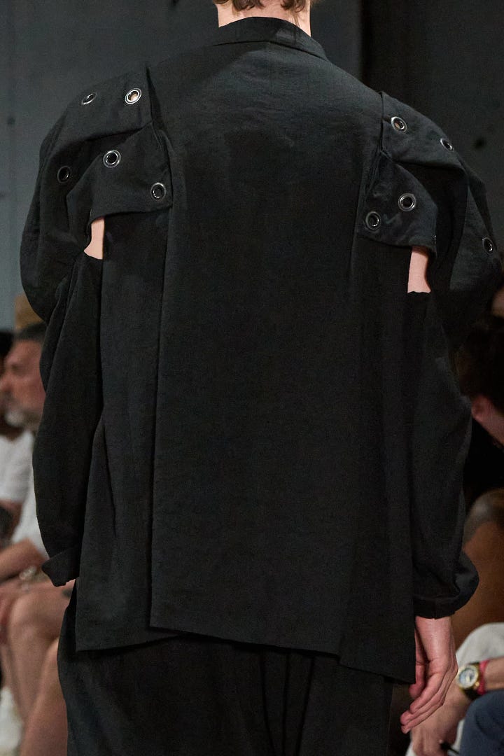 Mindblowing design details from SS27 Mens. - Metonym