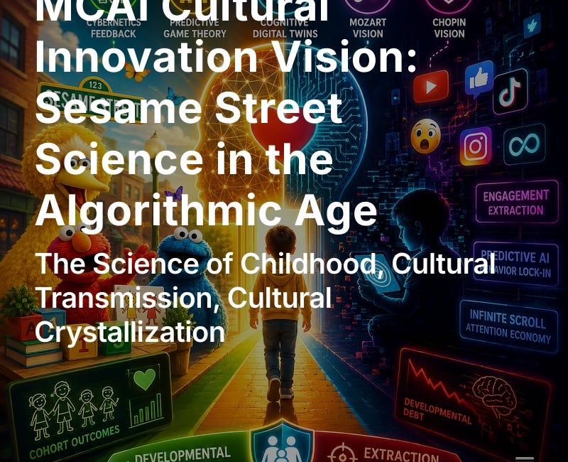 MCAI Cultural Innovation Vision: Sesame Street Science in the Algorithmic Age