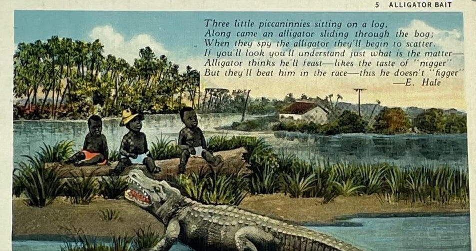 A group of children sitting on a log next to a crocodile

AI-generated content may be incorrect.