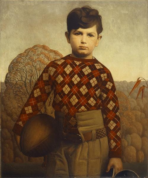 Plaid Sweater, 1931 - Grant Wood