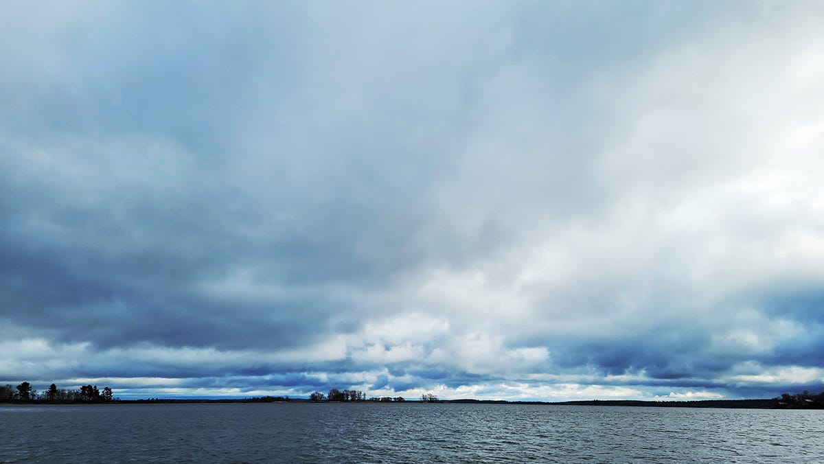 Lake Kabetogama on a calm day. 