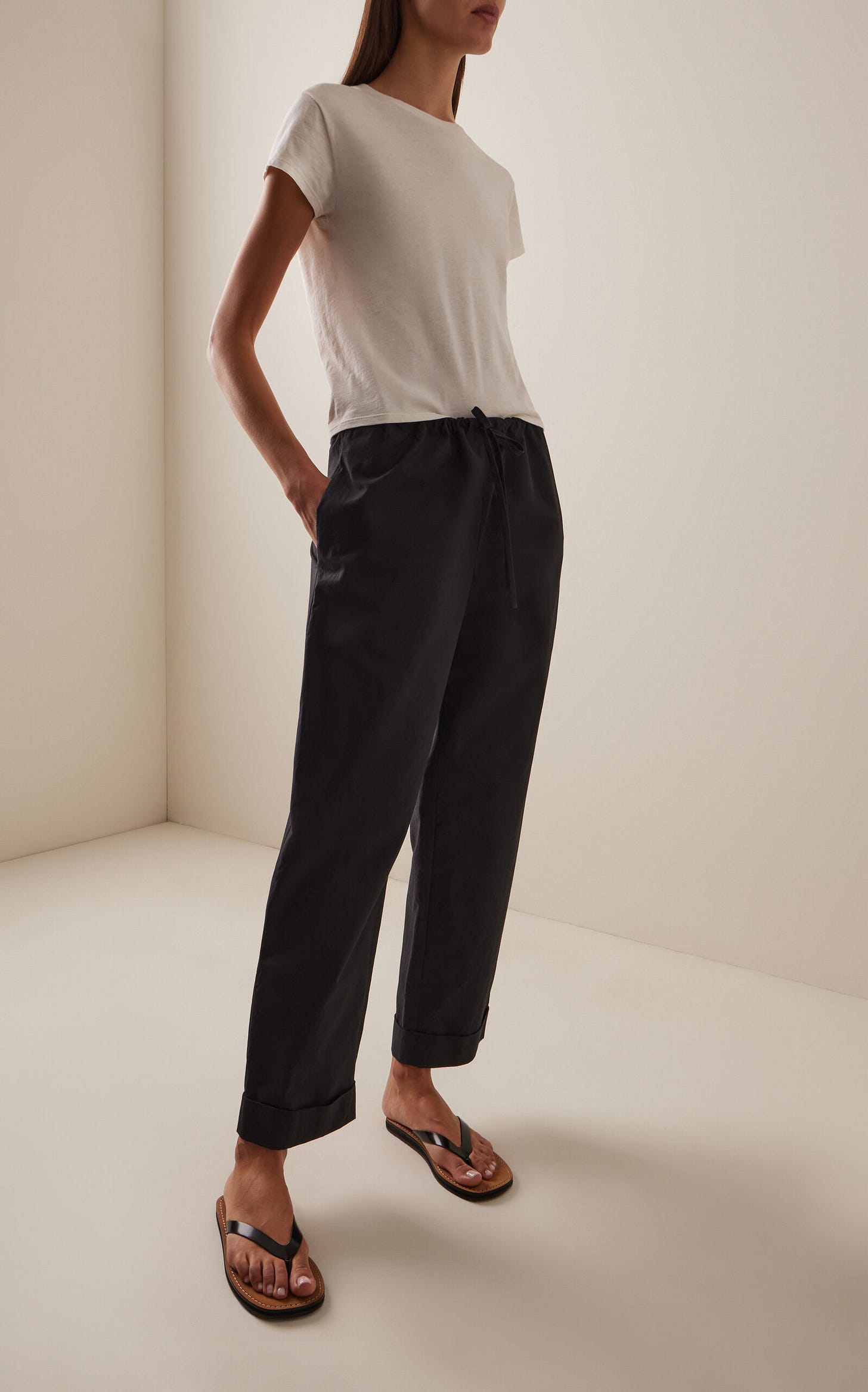 Tori Cotton-Silk T-Shirt