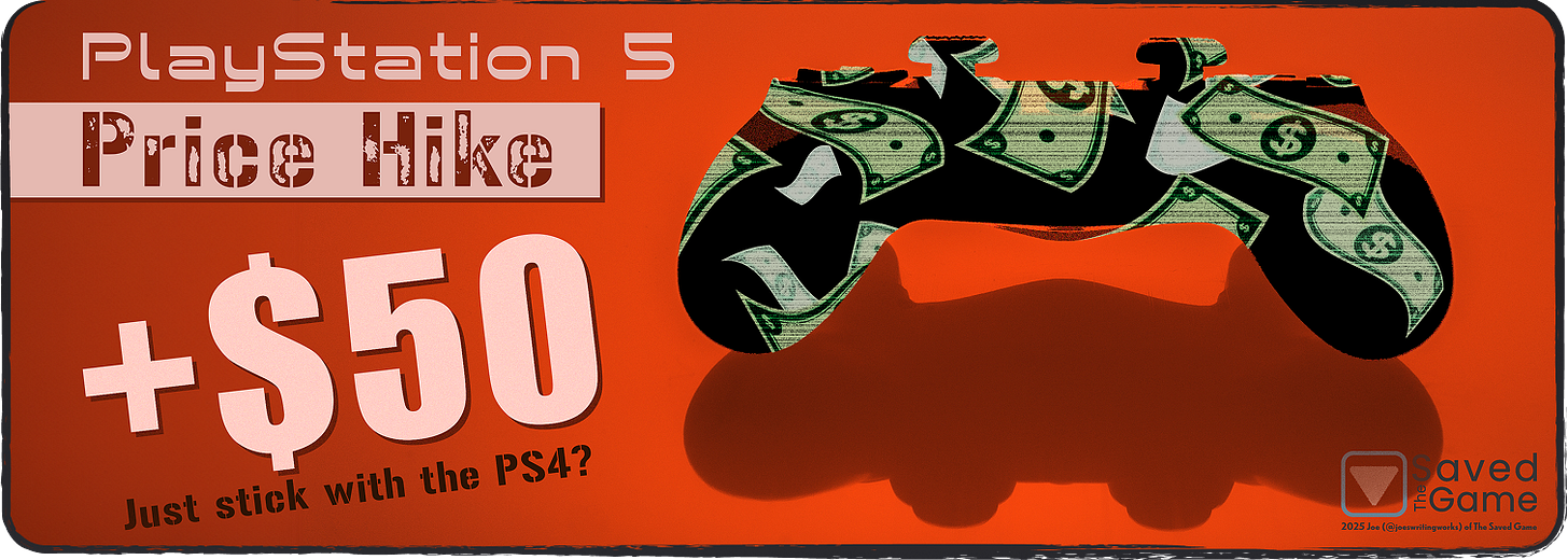 A header image for the PlayStation 5 Price Hike section.