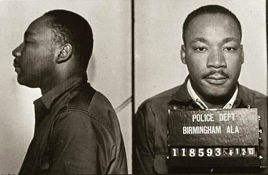 King's mugshot after being arrested for campaigning against racial segregation, 1963, Birmingham Alamaba King's mugshot after being arrested for campaigning against racial segregation, 1963, Birmingham Alamaba