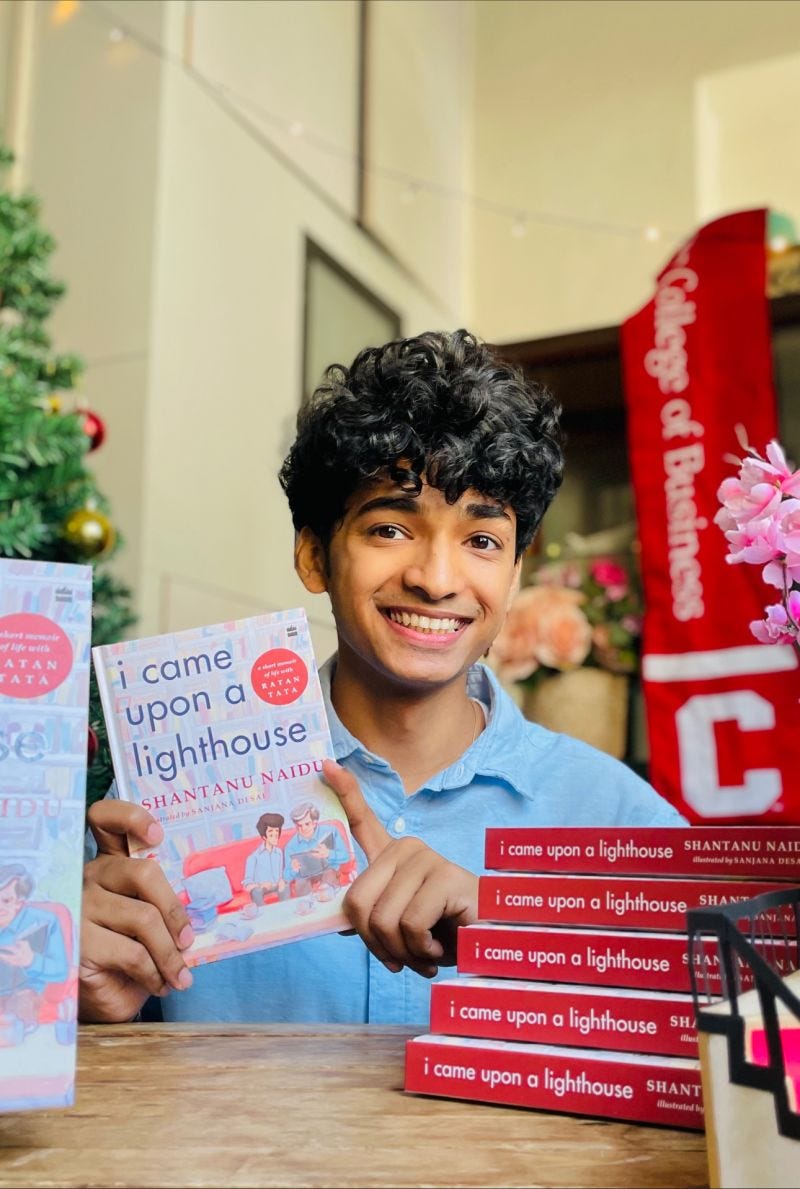 Shantanu Naidu on LinkedIn: It's now 3 years since I wrote “I came upon a  lighthouse” and I must just… | 149 comments