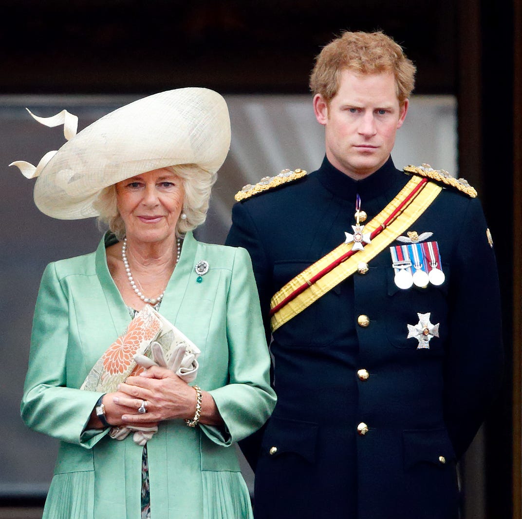 Queen Camilla and Prince Harry Queen Camilla and Prince Harry