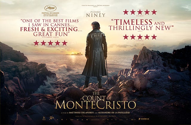 Monday Night Cinema: The Count of Monte Cristo | Mon 17 Mar, 3.30pm &  7.30pm - Pavilion Theatre