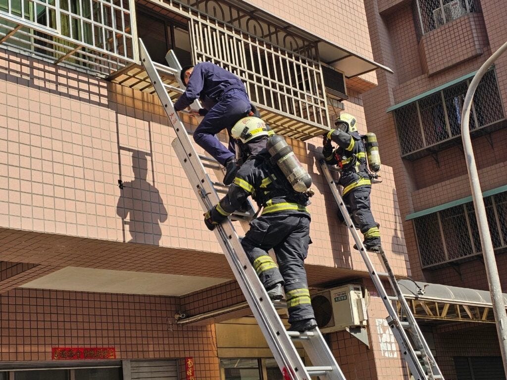 住宅火災逃生相關照片｜來源：高雄市政府消防局
