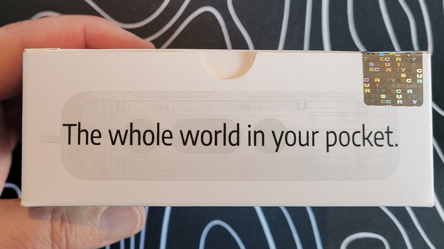 Front of box Front of box