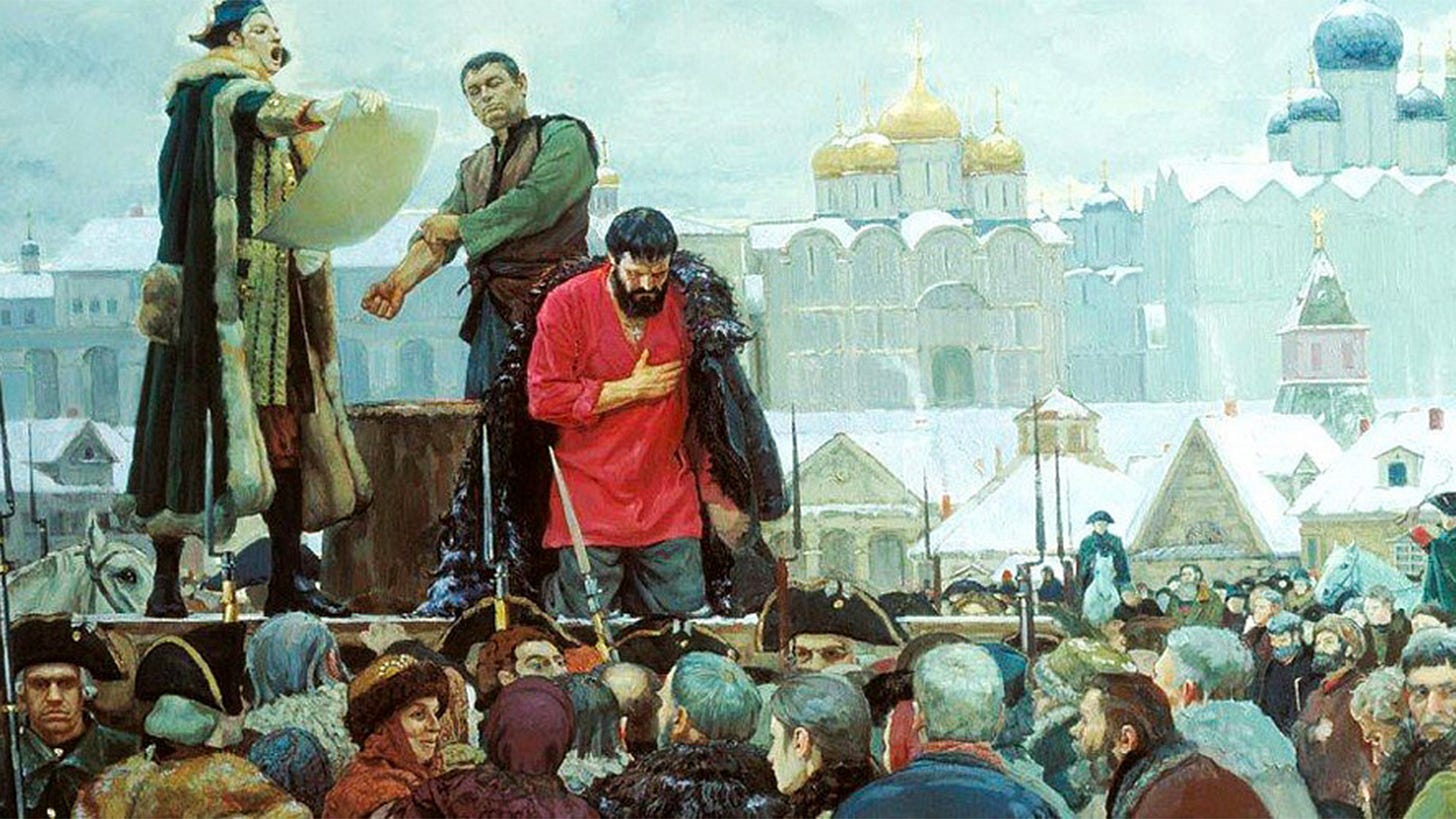 245 лет назад в Москве состоялась казнь Емельяна Пугачева - Газета.Ru