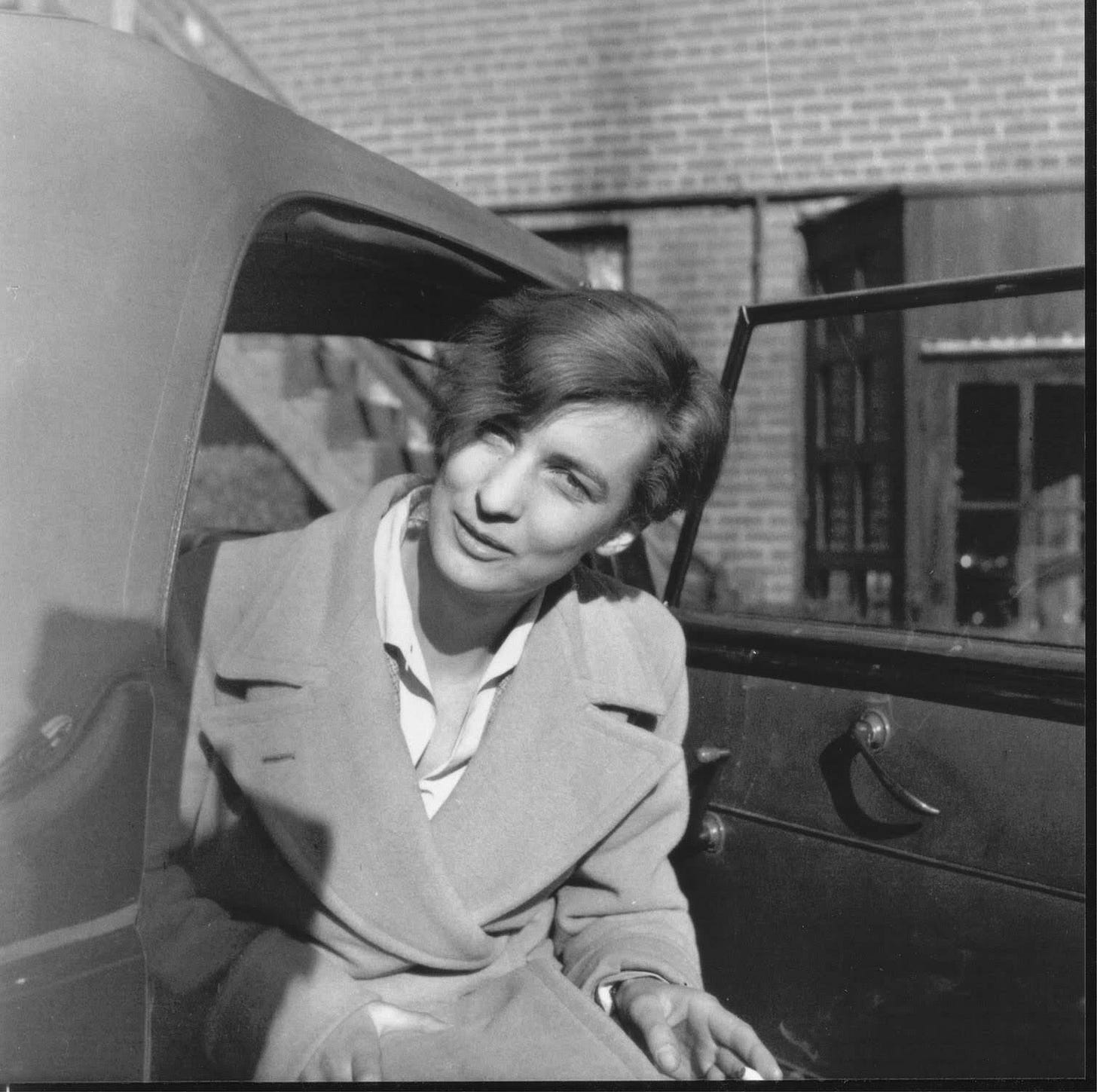 The enigmatic Swiss writer and photographer Annemarie Schwarzenbach, captured by her close friend Marianne Breslauer during a 1933 road trip through Spain.