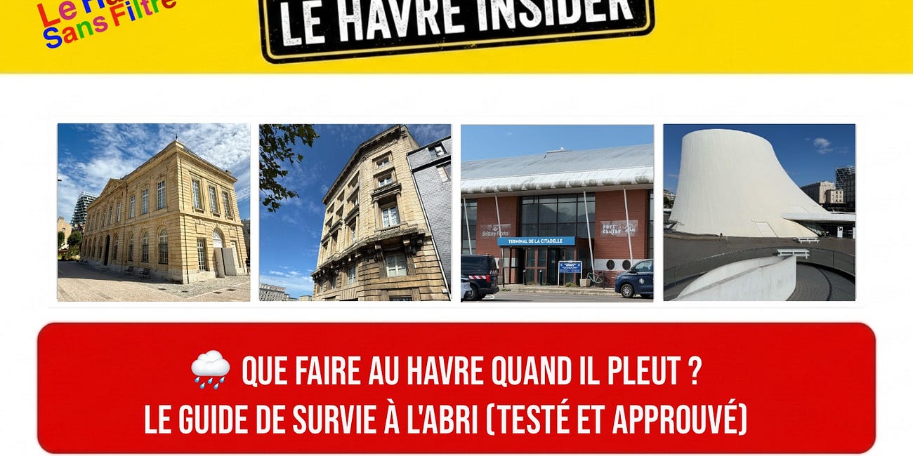 🌧️ Que faire au Havre quand il pleut ?