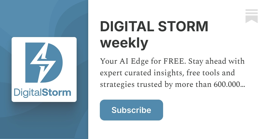 DIGITAL STORM weekly | Substack