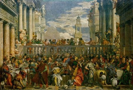 The Marriage at Cana, Veronese, (1563) 800px-Veronese,_The_Marriage_at_Cana_(1563)