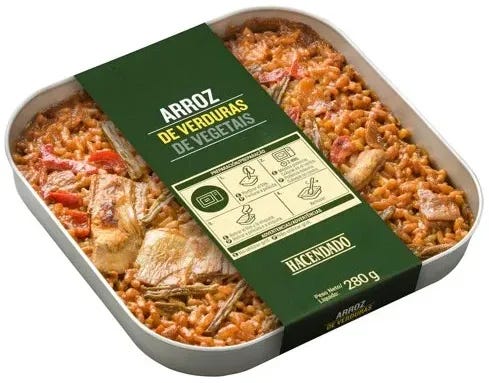 Arroz de verduras Hacendado