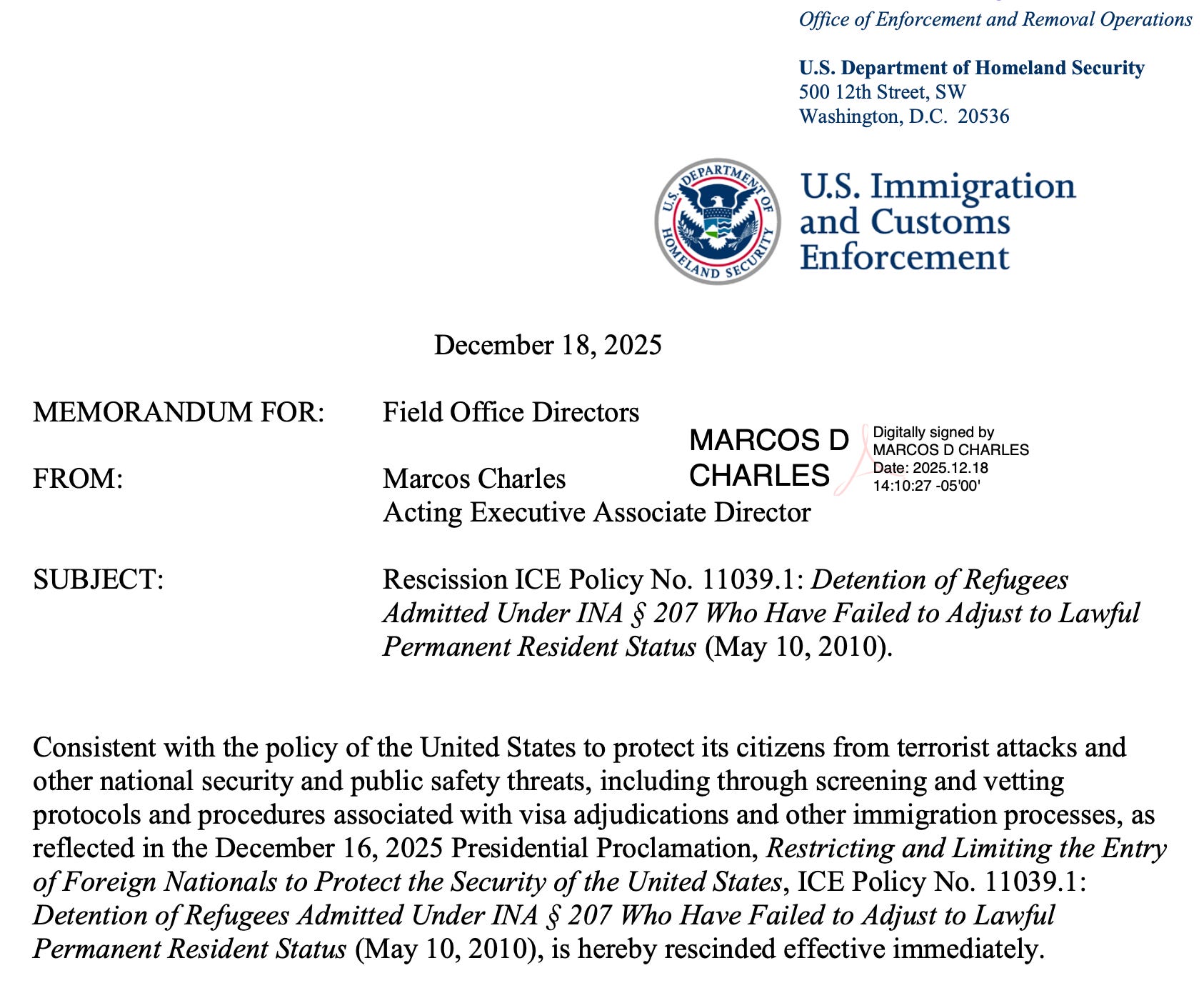 Exclusive: DHS based its newest refugee attack on a Trump