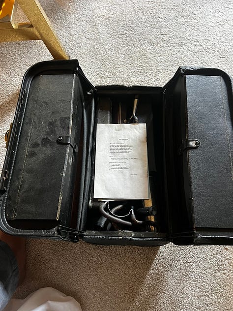 Civil War Doctor Tools and Bag