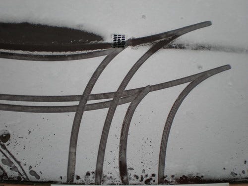 Snow tracks Snow tracks
