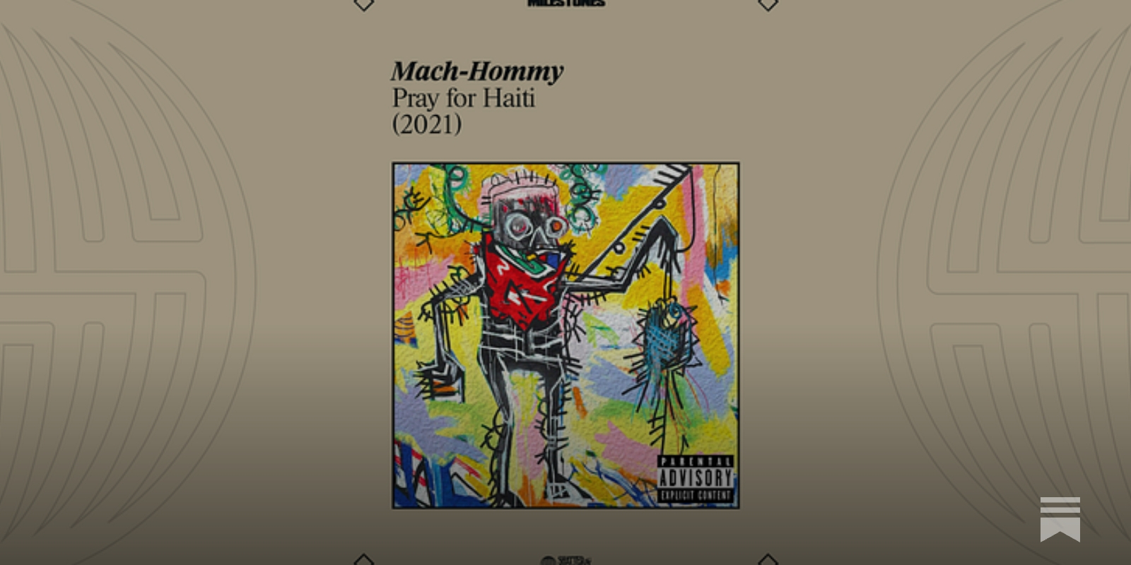 Milestones: Pray for Haiti by Mach-Hommy