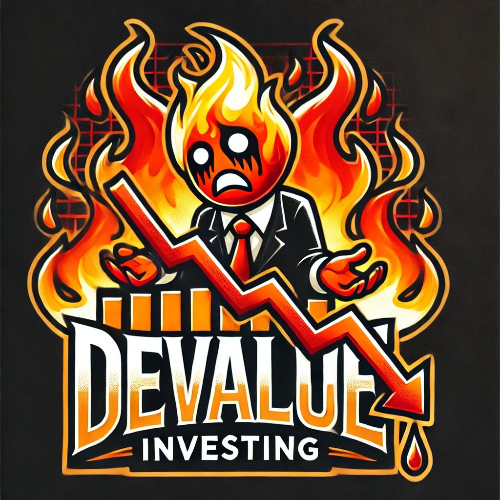 DEVALUE INVESTING | Cómo perder todo tu dinero logo