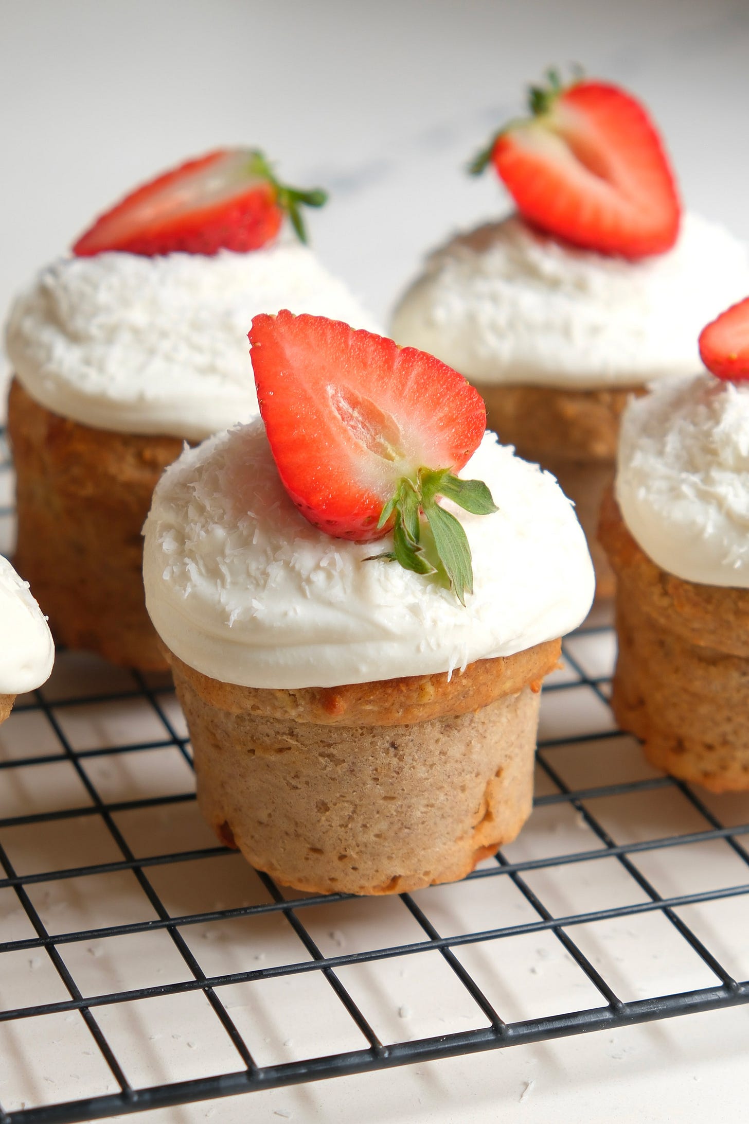 Green Banana Coconut Cupcakes