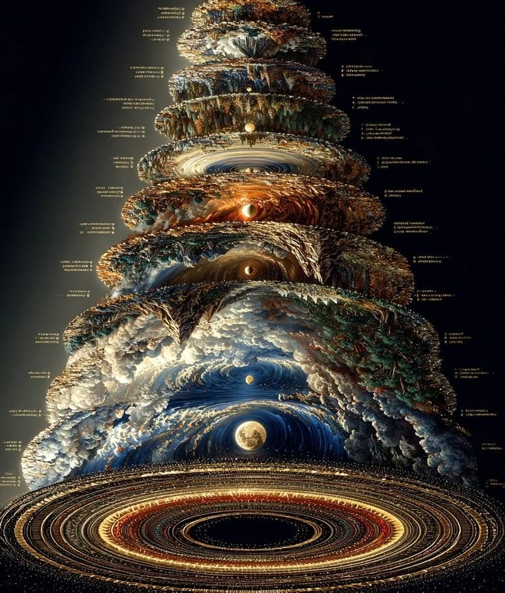 This may contain: an image of the earth's layers and its surrounding features are shown in this poster This may contain: an image of the earth's layers and its surrounding features are shown in this poster