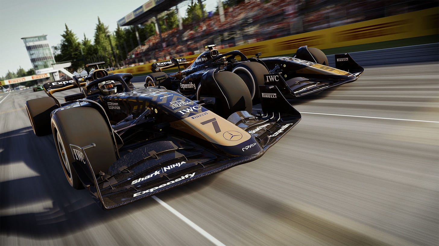 F1 25 will feature playable scenarios from Brad Pitt's Formula 1 film |  Traxion
