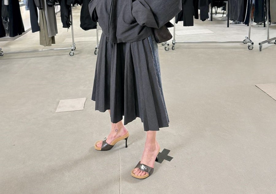 Balenciaga Fall 25 Scholl sandal