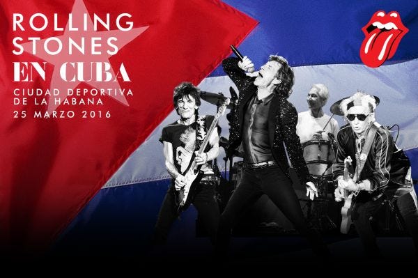 Cuba Rolling Stones 2016 show - Confirmed For March 25