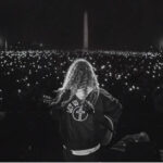 Sean Feucht worships and plays guitar in front of large crowd in D.C. (Instagram/Sean Feucht)