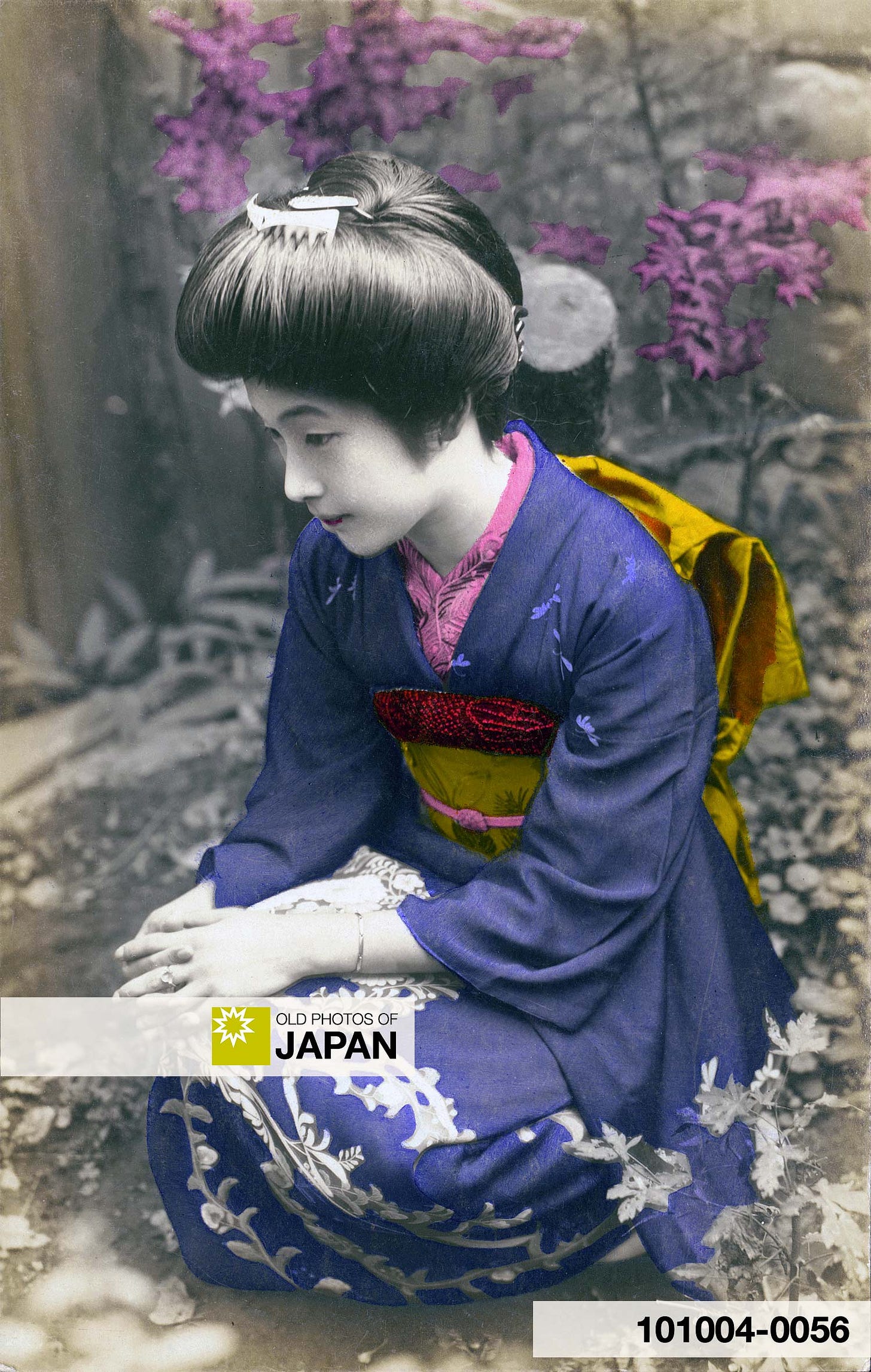 101004-0056 - Japanese Woman in Kimono, 1910s