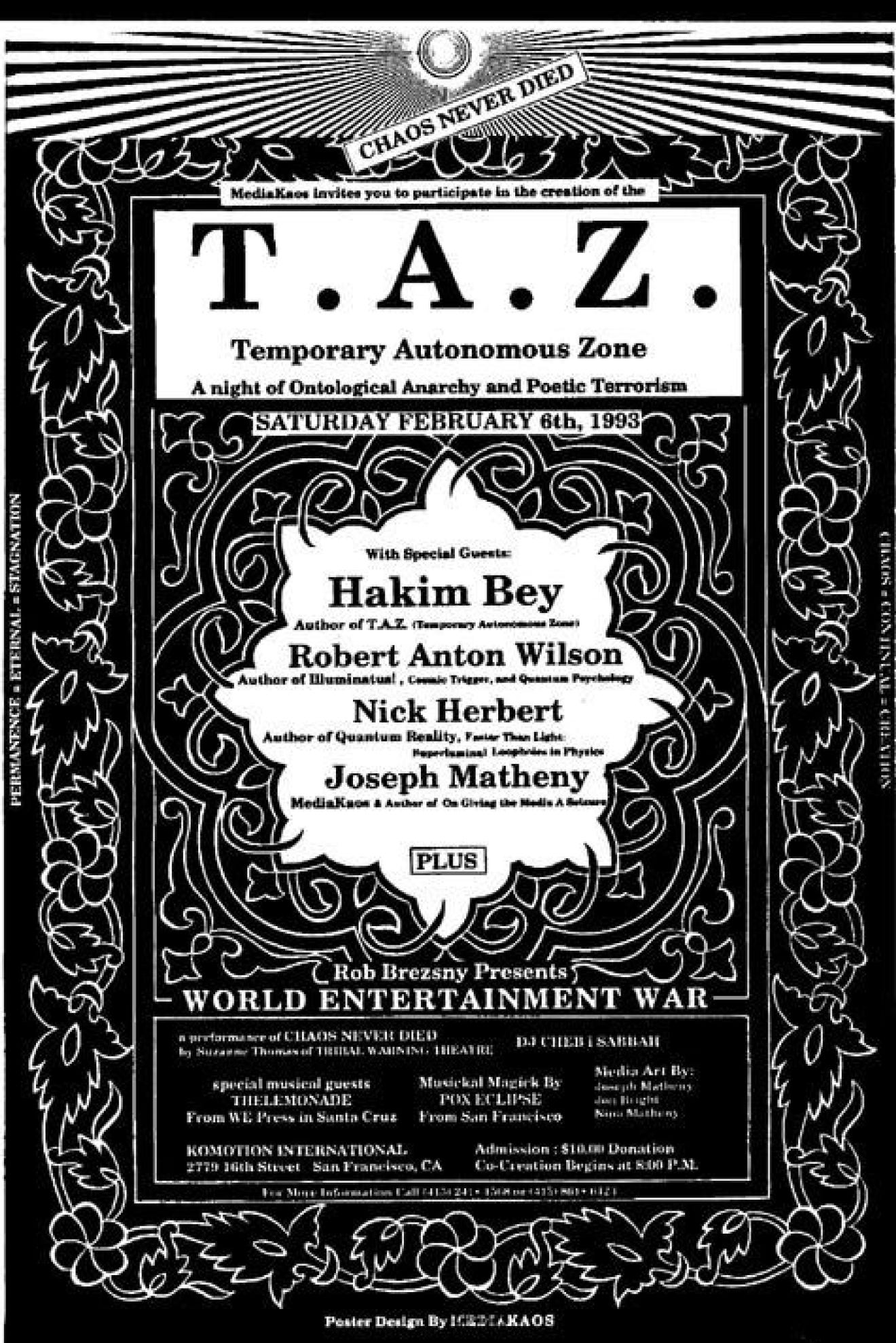 T.A.Z.: The Temporary Autonomous Zone