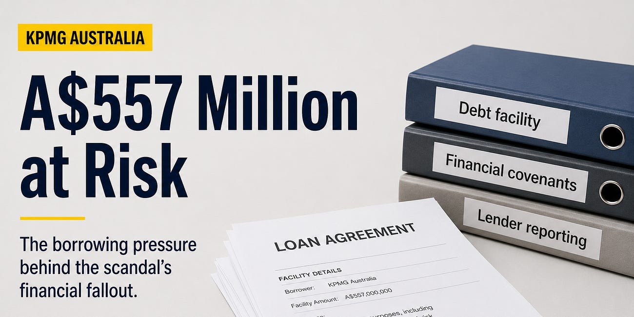 KPMG Australia debt: the $557 million borrowing risk behind the audit leak scandal