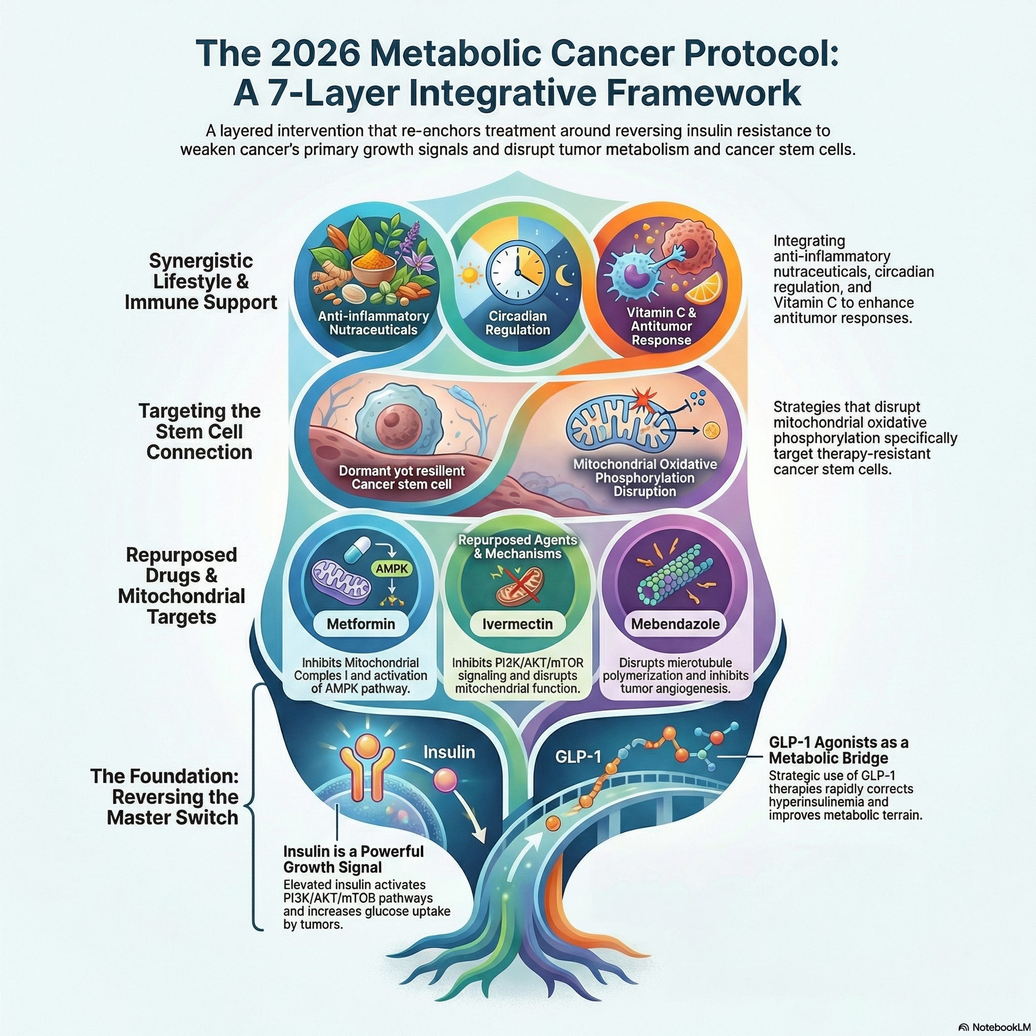 Metabolic Reprogram Cancer The Metabolic Cancer Framework 2026: A 7-Layer Evidence-Based Stacking ...