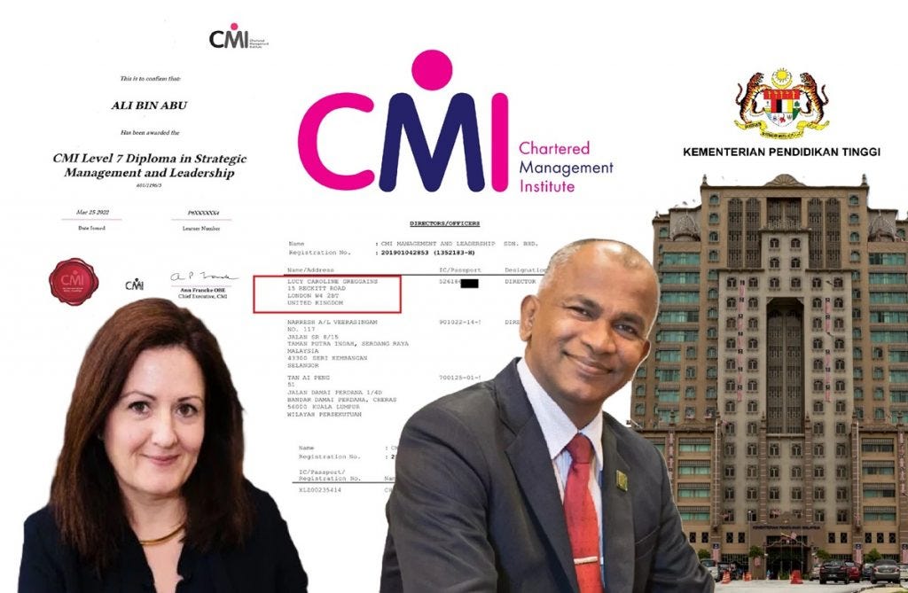 KPT investigates CMI Malaysia selling non-accredited certificates,  collecting millions in fees, declaring tax evasion losses