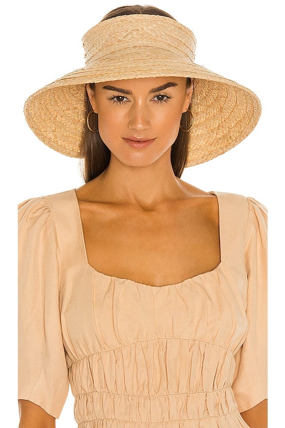 view 1 of 3 Roll Up Travel Visor in Natural