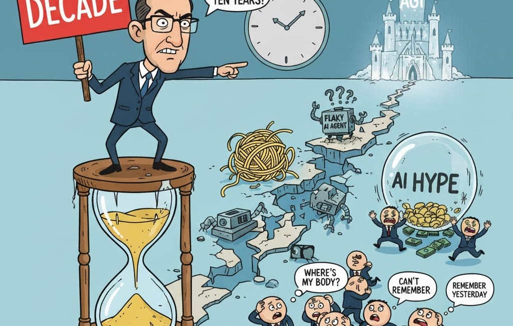 The AI Illusion: Why Andrej Karpathy Is Asking Us to Wait a Decade.