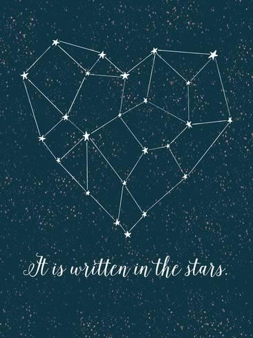 Written In The Stars Poster Space And Zodiac Art | studiosixsound.co.za