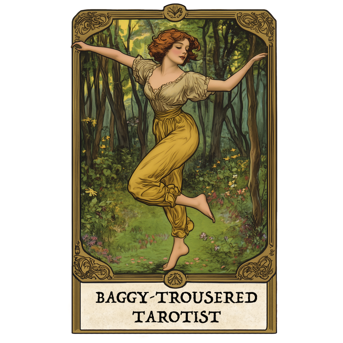 A Baggy-Trousered Tarotist