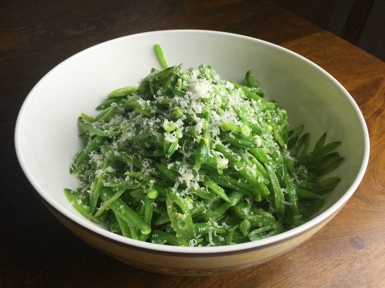 Sugar-Snap Pea Salad with Lemon and Parmesan