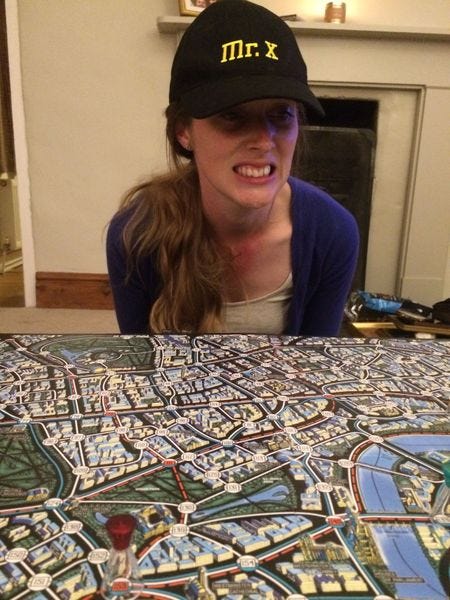 Looks like someone has trapped themselves in a corner!