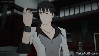 RWBY - Qrow Vs Tyrian (Full Fight) on Make a GIF