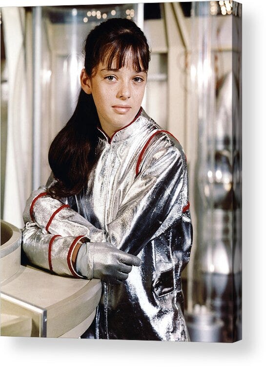 Lost In Space Acrylic Print featuring the photograph Angela Cartwright in Lost in Space by Silver Screen