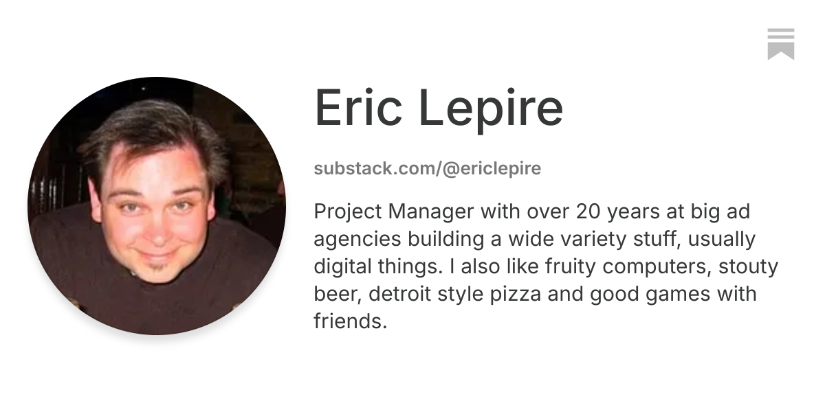 Eric Lepire | Substack