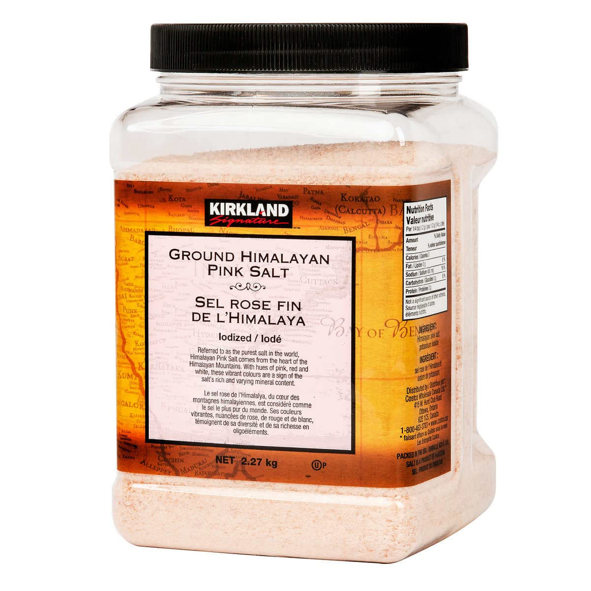 Amazon.com : Kirkland Signature Himalayan Pink Salt, 5 Pound : Grocery &  Gourmet Food