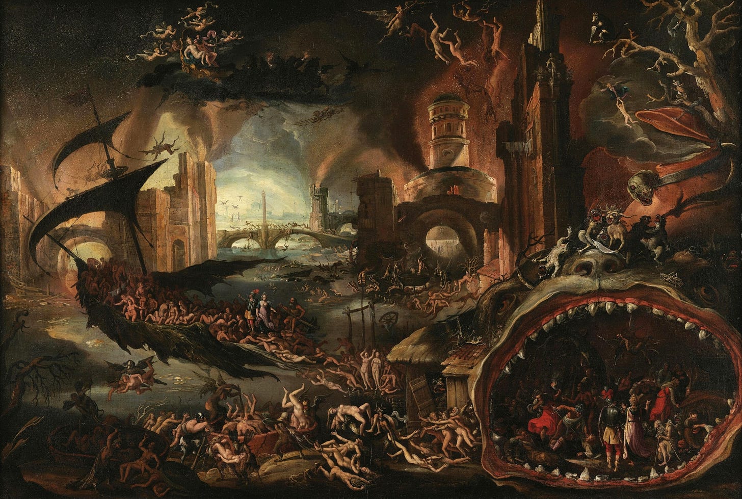 Aeneas Taken by the Sibyl to the Underworld by Jacob van Swanenburgh | Buy Fine Art Prints Online Aeneas Taken by the Sibyl to the Underworld by Jacob van Swanenburgh | Buy Fine Art Prints Online