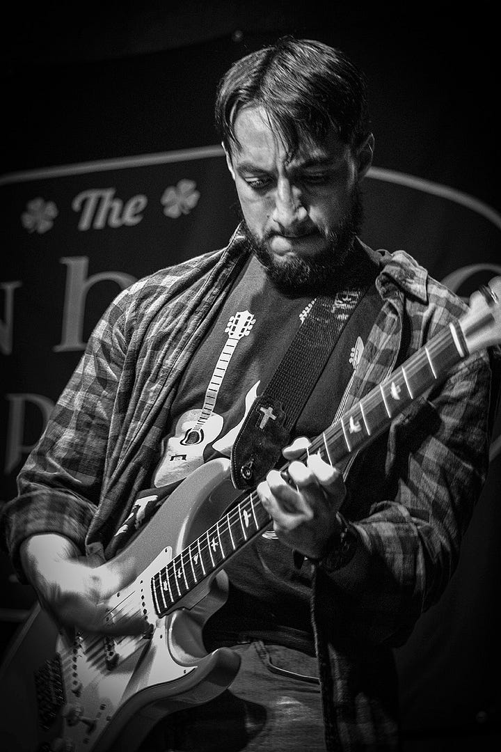 Blank Labels at the Iron Horse Pub, Wichita Falls, Texas